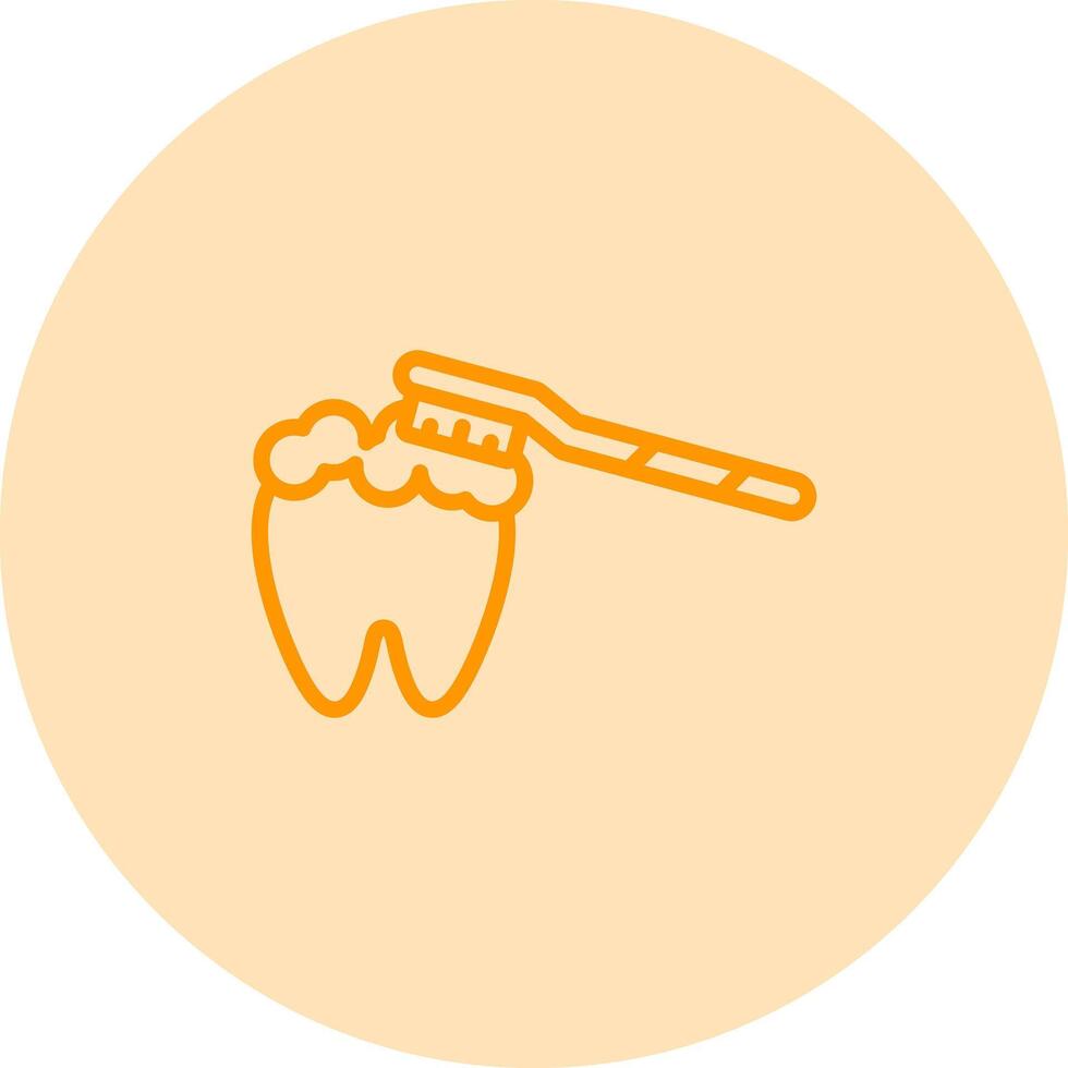 cepillado dientes vector icono