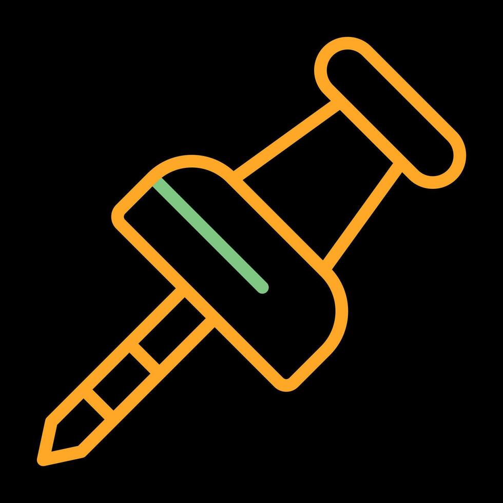 Pushpin Vector Icon