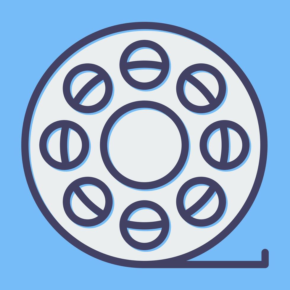 Film Reel Vector Icon