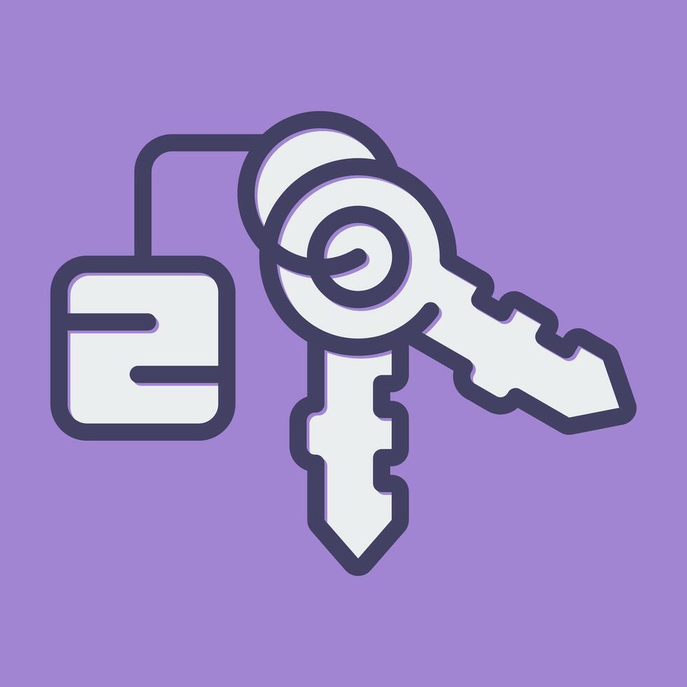 Keychain Vector Icon