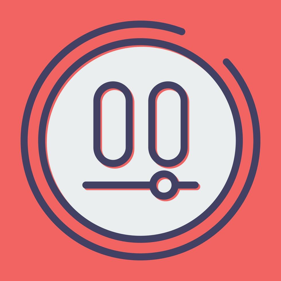 Video Pause Button Vector Icon