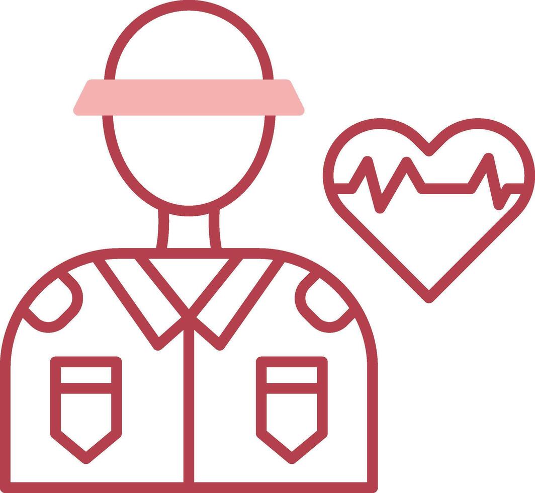 Medic Solid Two Color Icon vector