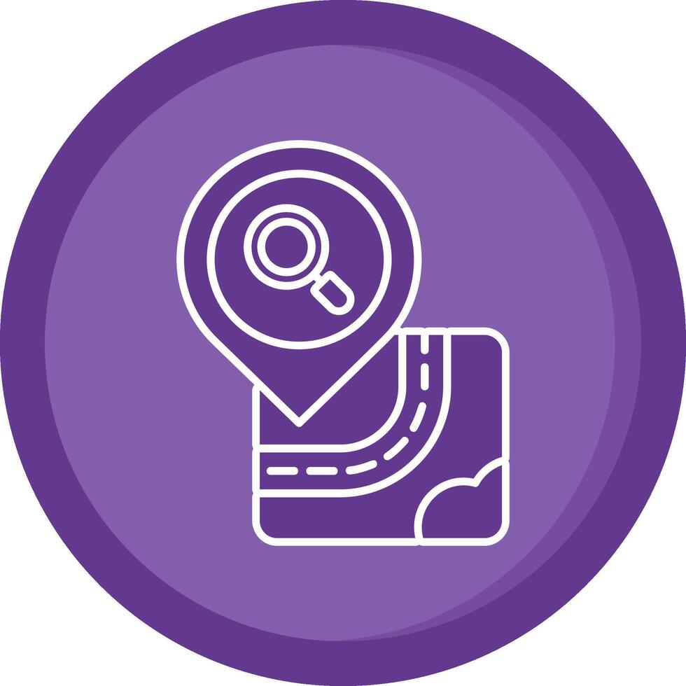 Find Solid Purple Circle Icon vector