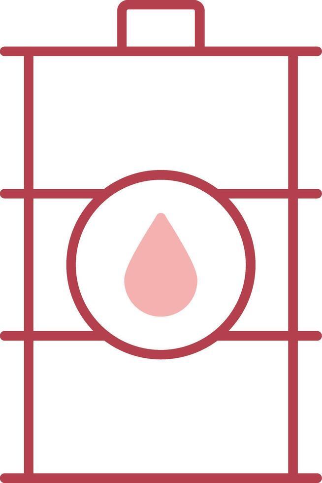 Barrel Solid Two Color Icon vector