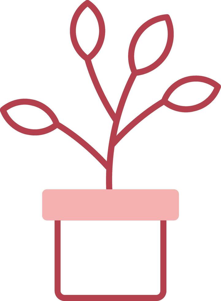 Plant Solid Two Color Icon vector