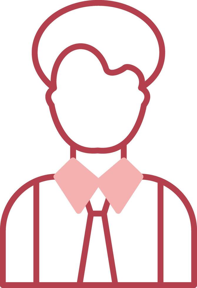 Person Solid Two Color Icon vector