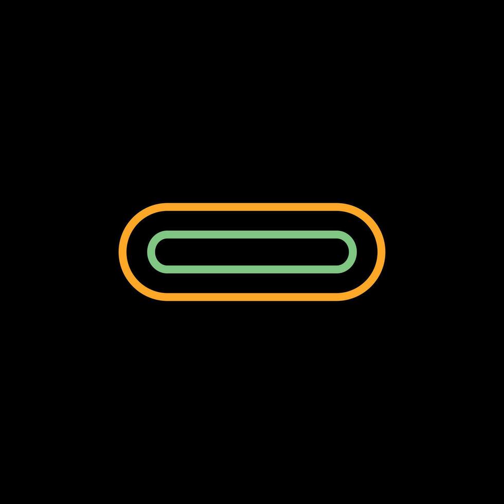 C Type Cable Vector Icon