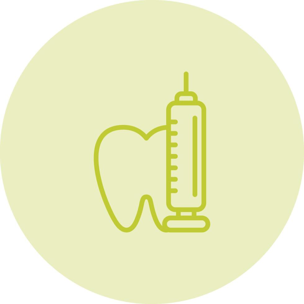 icono de vector de dientes