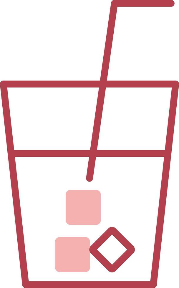 Drink Solid Two Color Icon vector