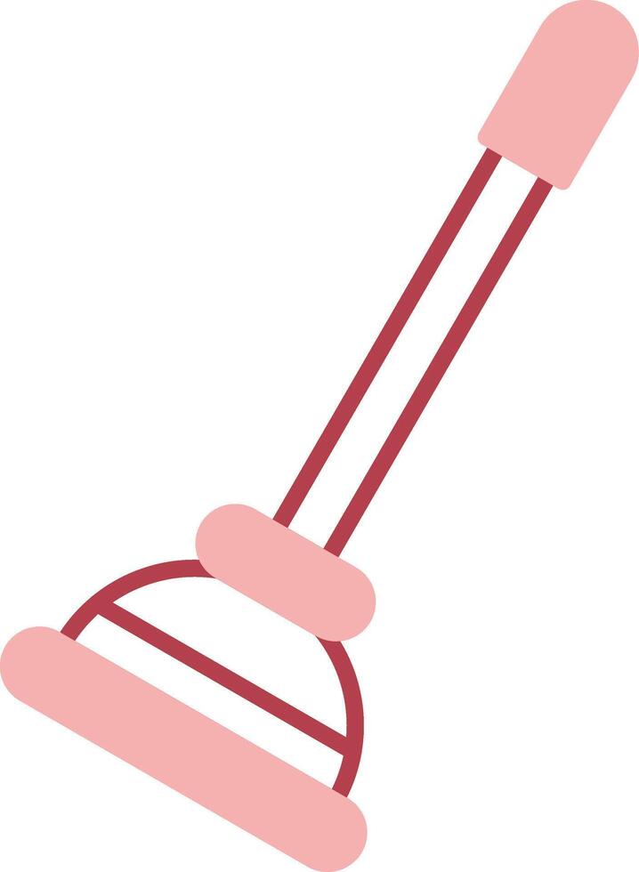 Plunger Solid Two Color Icon vector