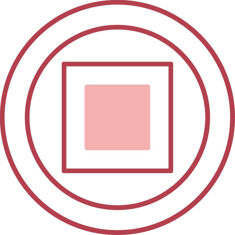 solid two color icon vector