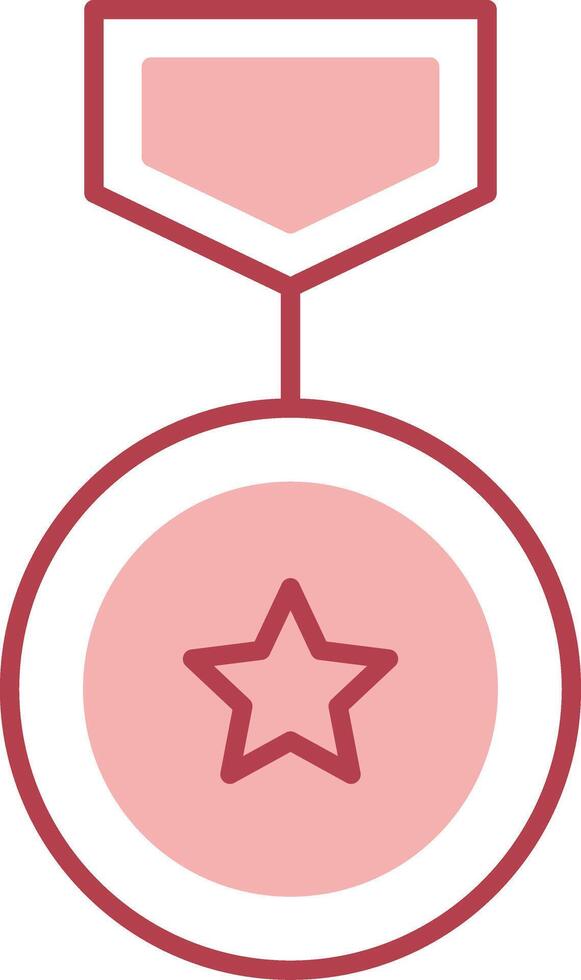 Winning Solid Two Color Icon vector