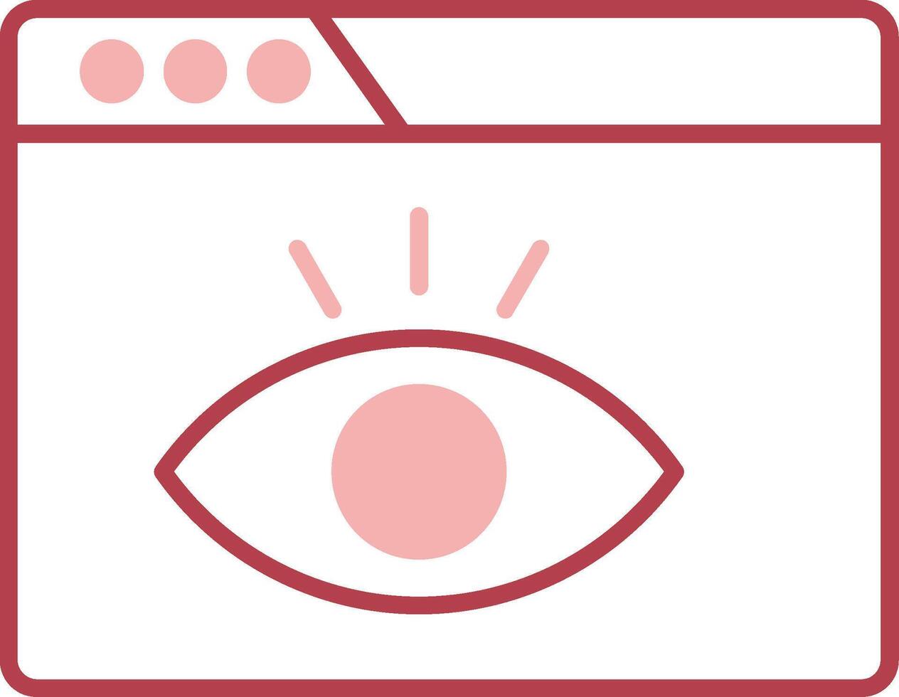 Visualization Solid Two Color Icon vector