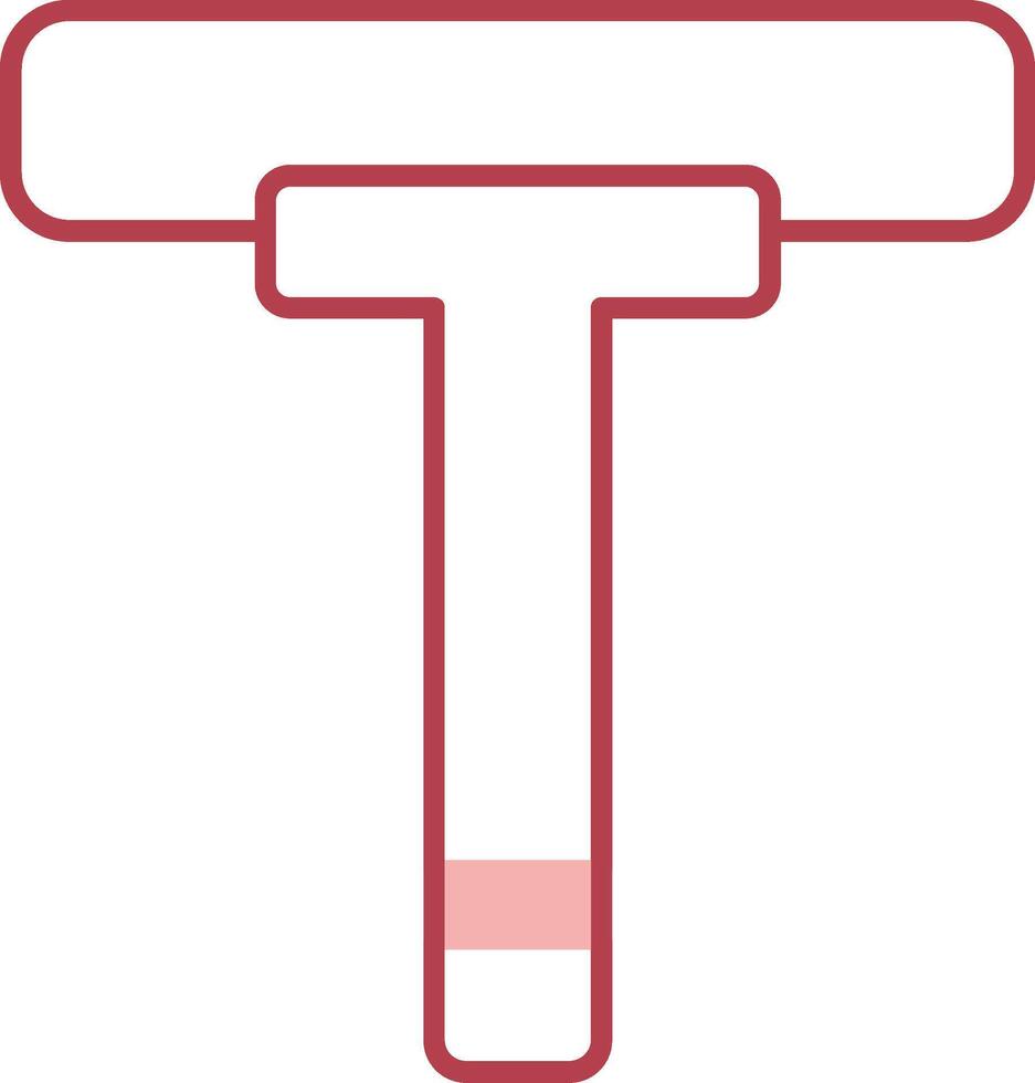 Squeegee Solid Two Color Icon vector