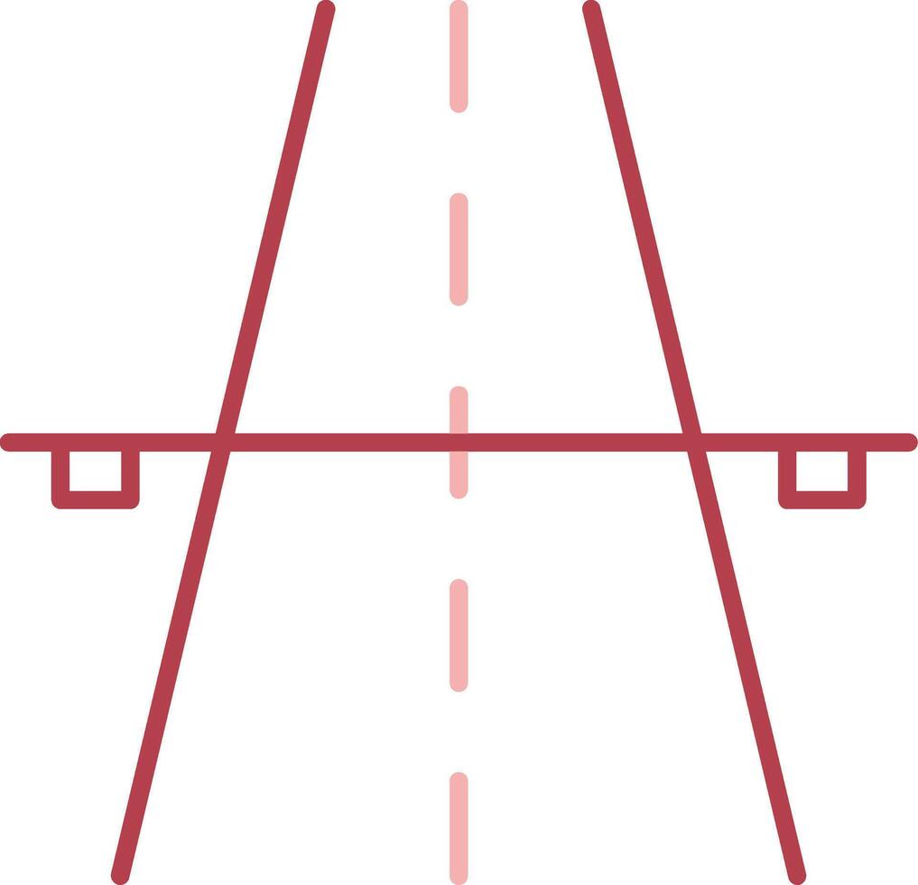 Highway Solid Two Color Icon vector