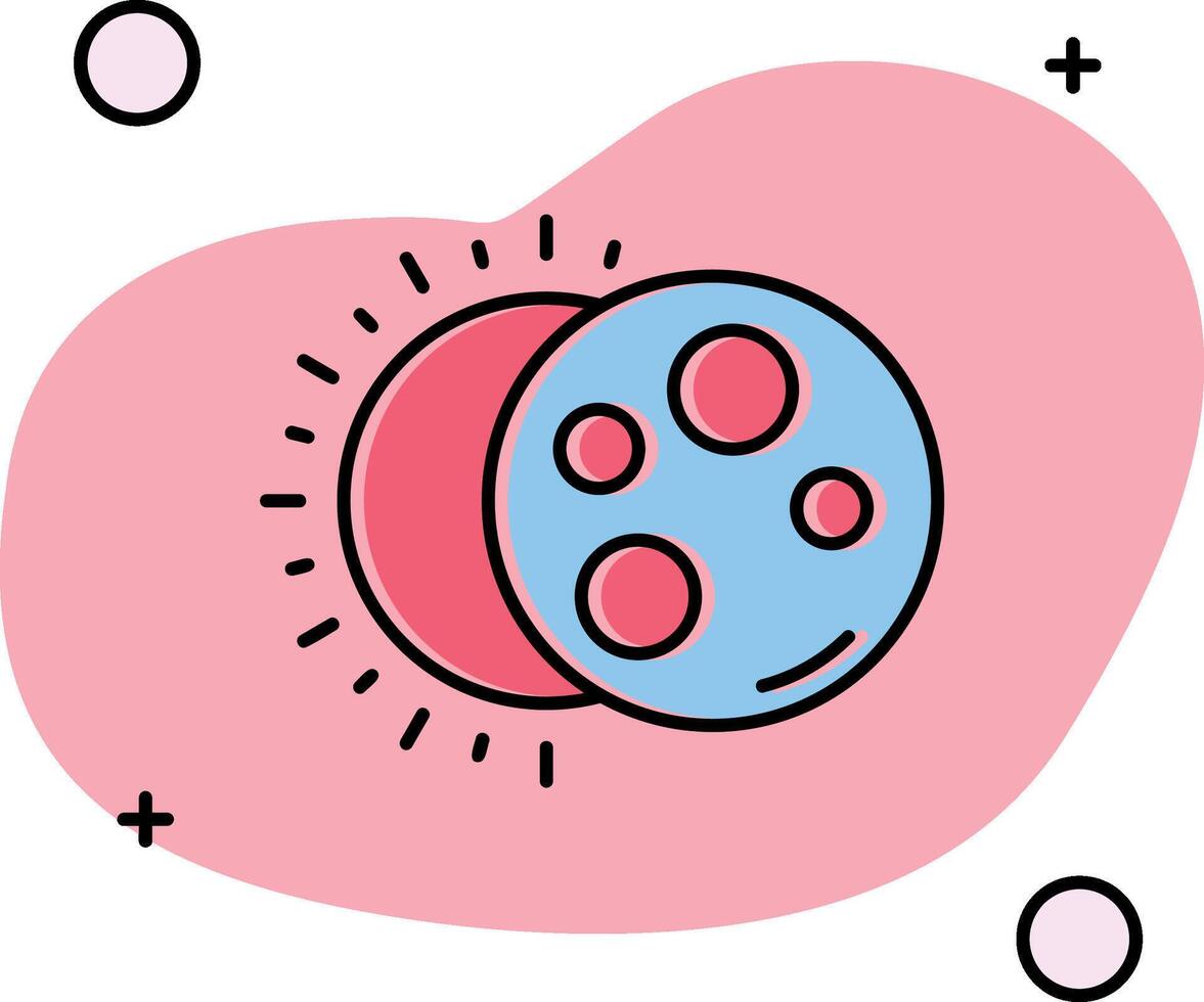 Eclipse Slipped Icon vector