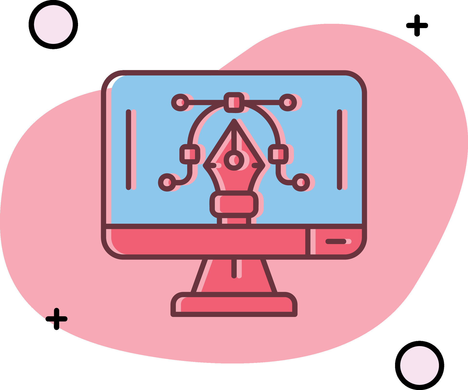 Graphic editor Slipped Icon 37813213 Vector Art at Vecteezy