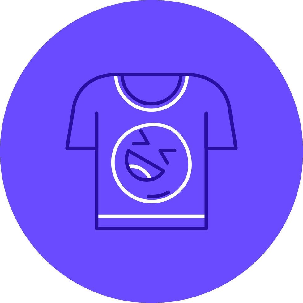 Tee Duo tune color circle Icon vector