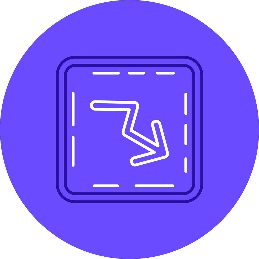 Trend Duo tune color circle Icon vector