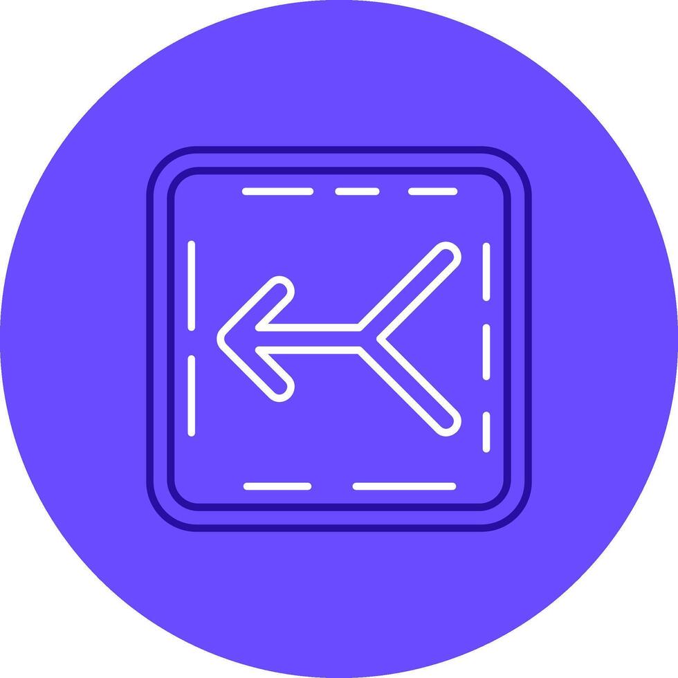 Merge Duo tune color circle Icon vector