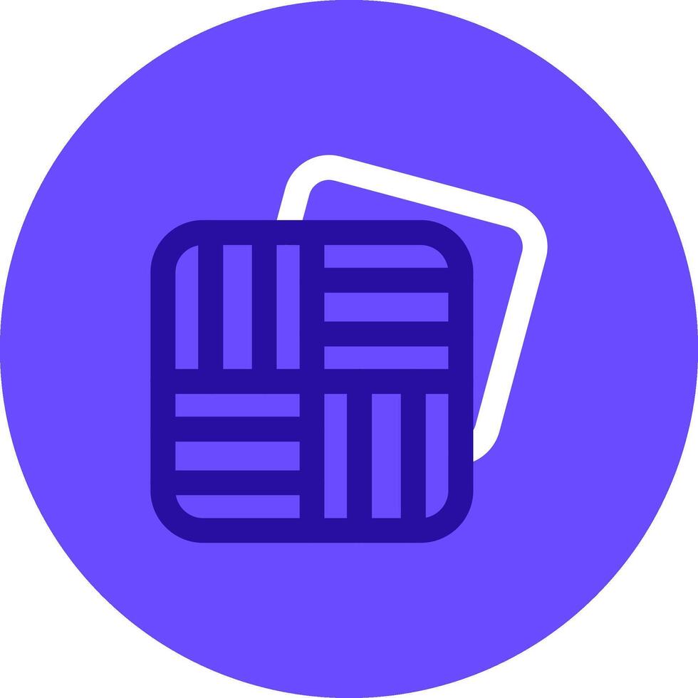 Texture Duo tune color circle Icon vector
