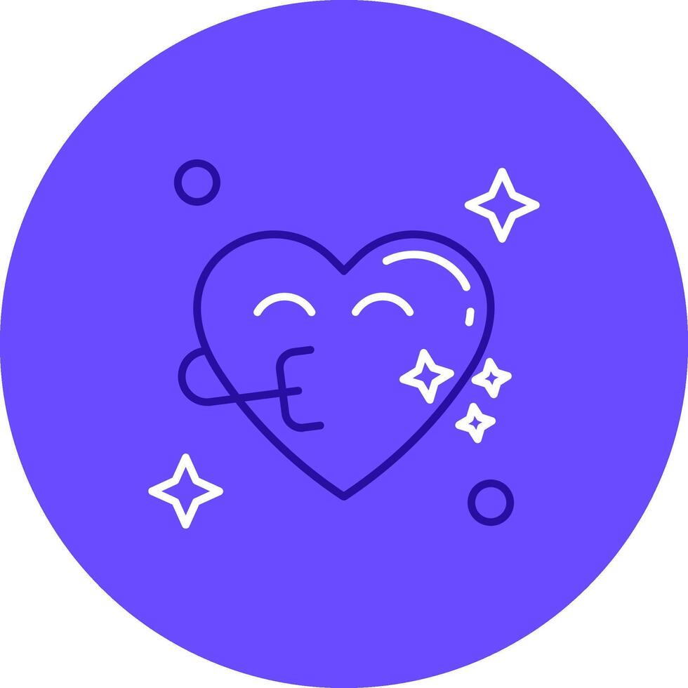 Congratulation Duo tune color circle Icon vector