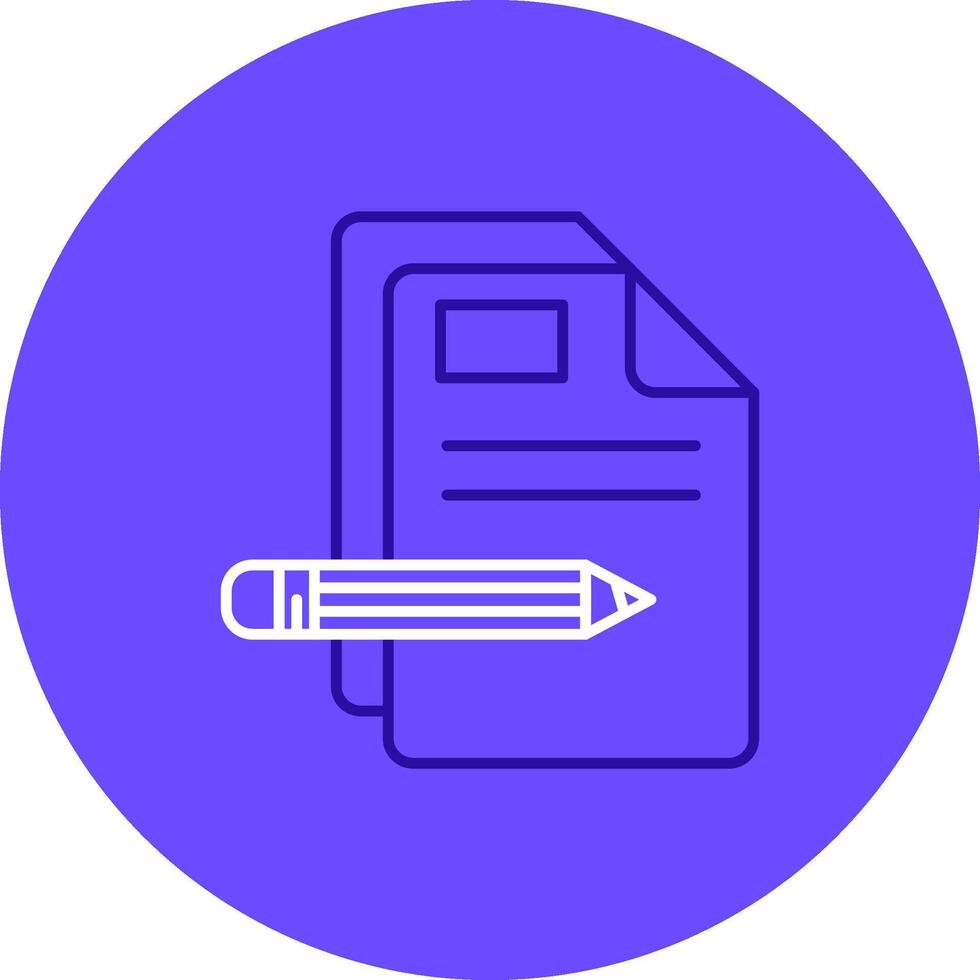Edit Duo tune color circle Icon vector