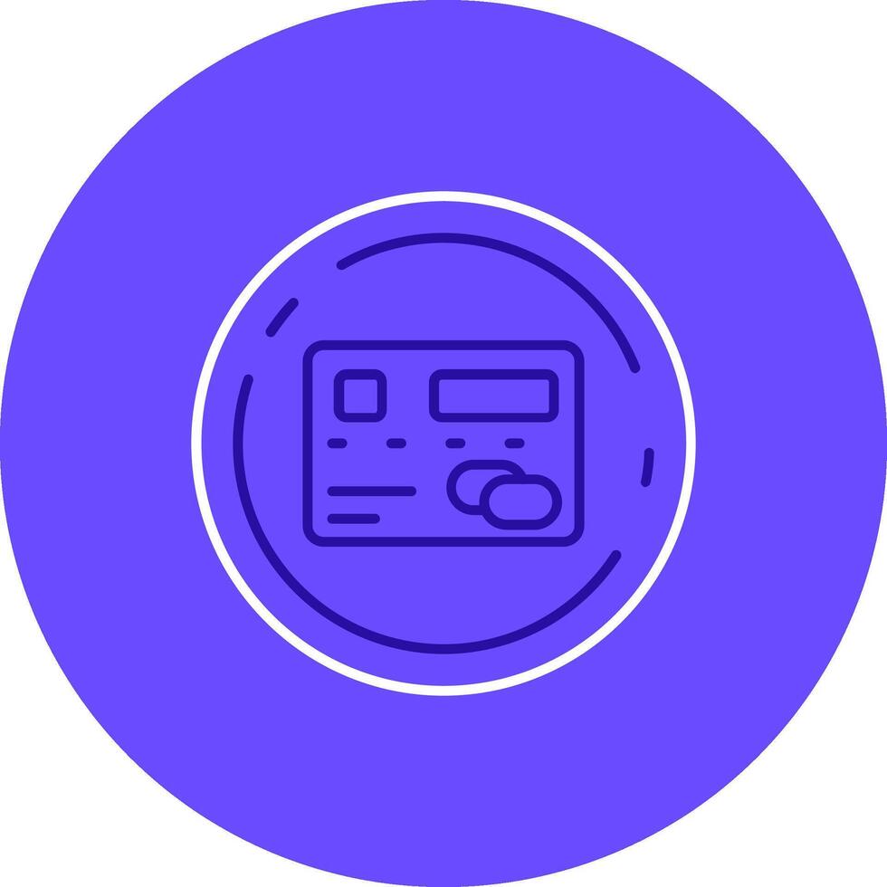 Pay Duo tune color circle Icon vector