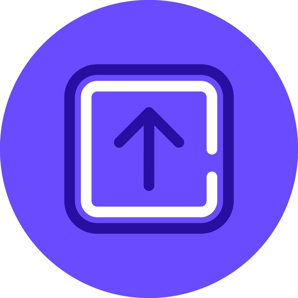 Arrow Duo tune color circle Icon vector