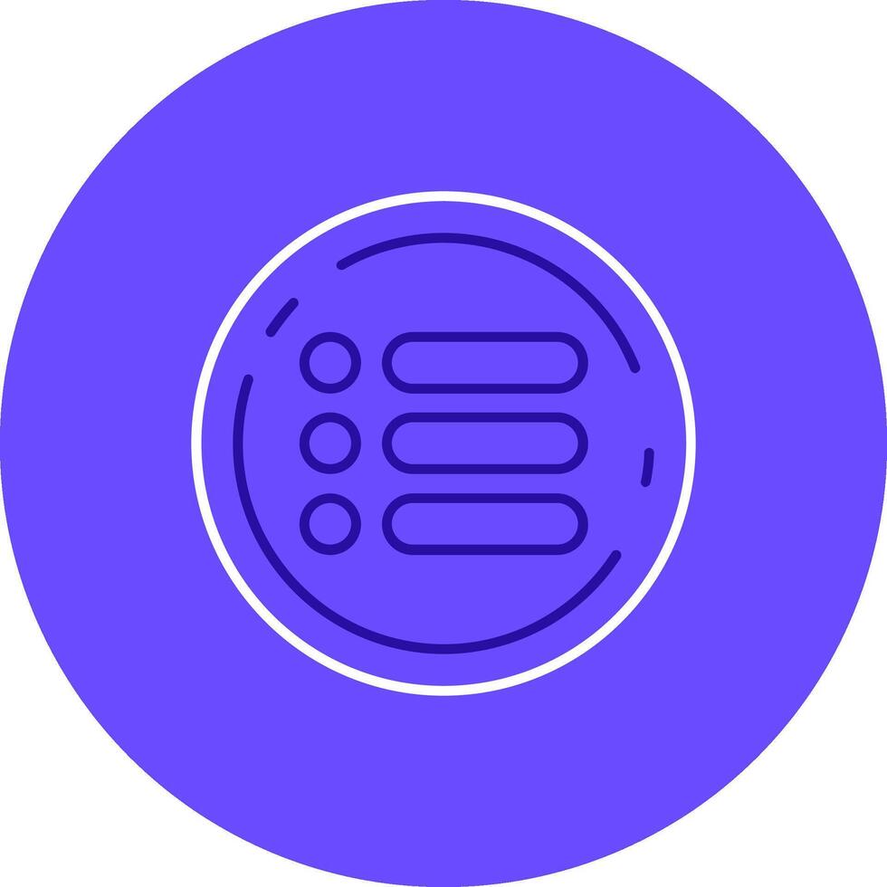 Menu Duo tune color circle Icon vector
