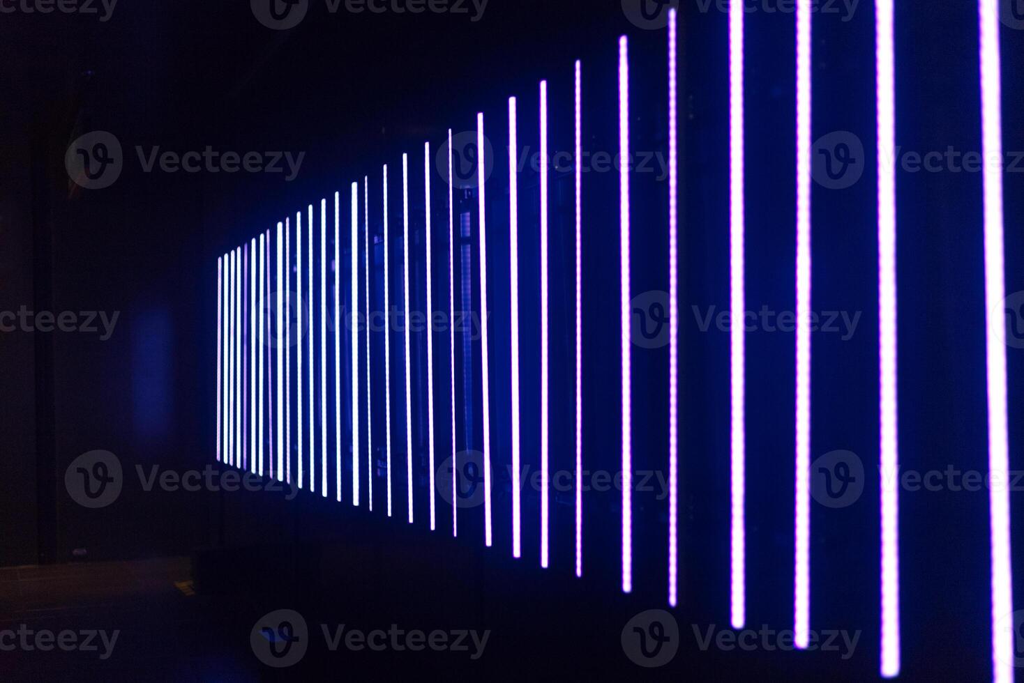 dark background with blur bokeh neon light lines photo
