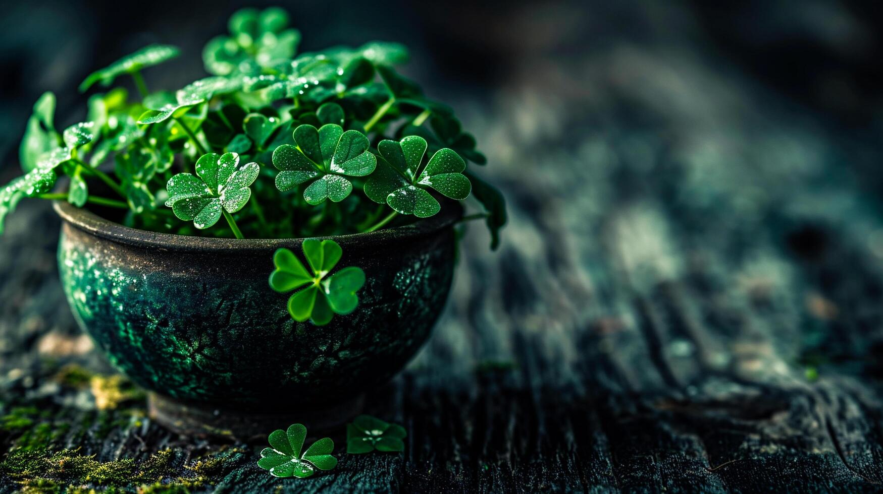 AI generated St. Patrick's Day Background photo