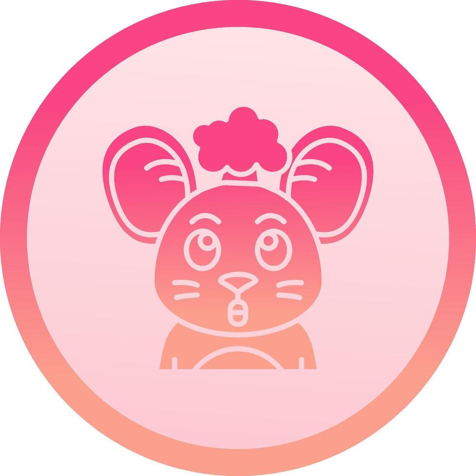 Exploding solid circle gradeint Icon vector