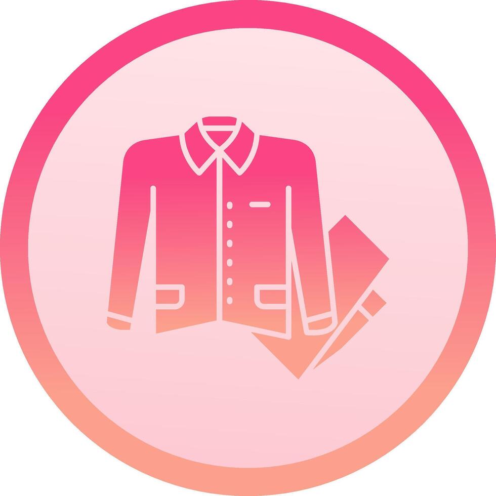 ropa de dormir sólido circulo grado icono vector