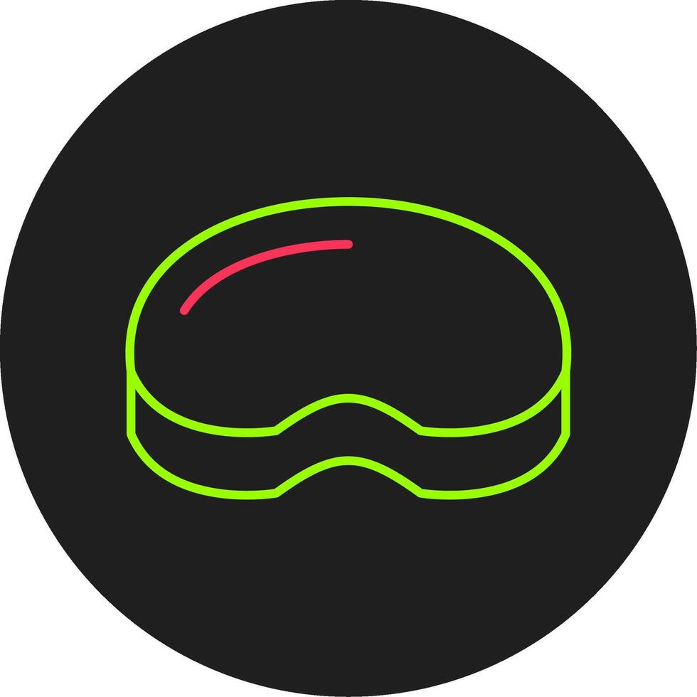 Steak Glyph Circle Icon vector