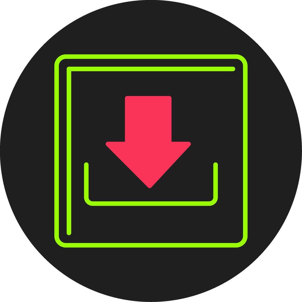 Download Glyph Circle Icon vector
