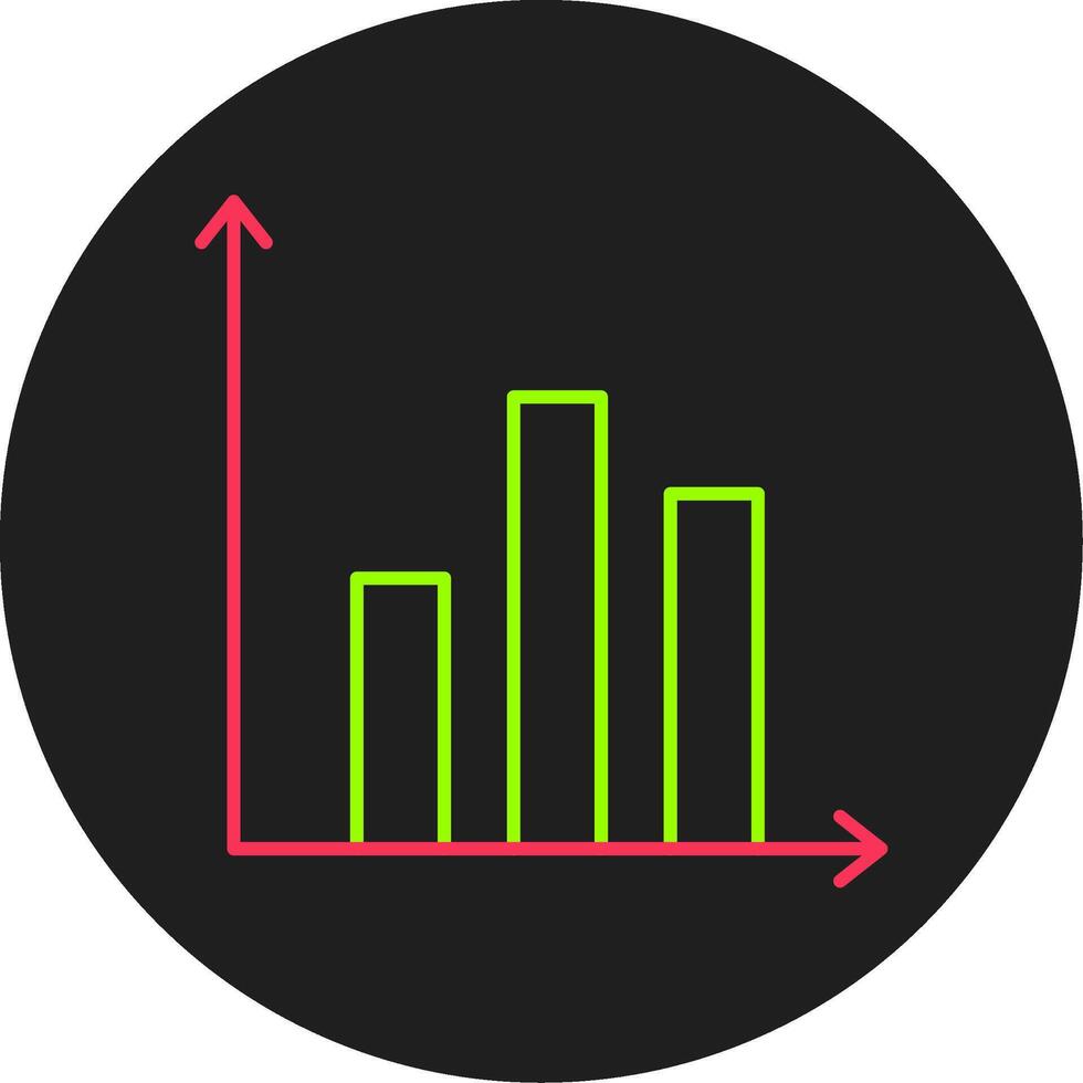 Prediction Glyph Circle Icon vector