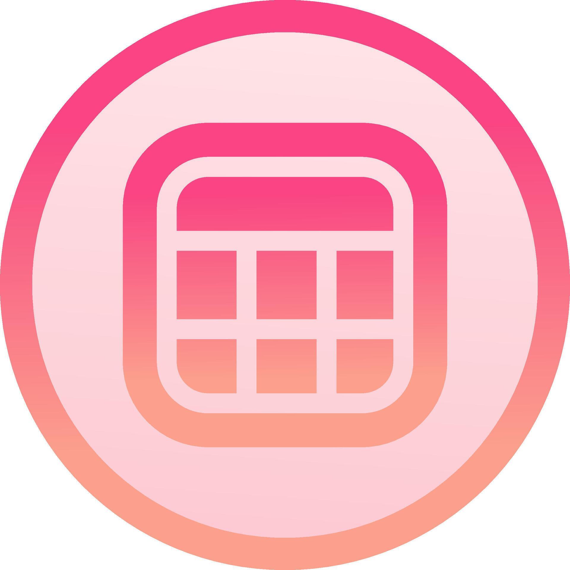 Layout solid circle gradeint Icon 37819202 Vector Art at Vecteezy