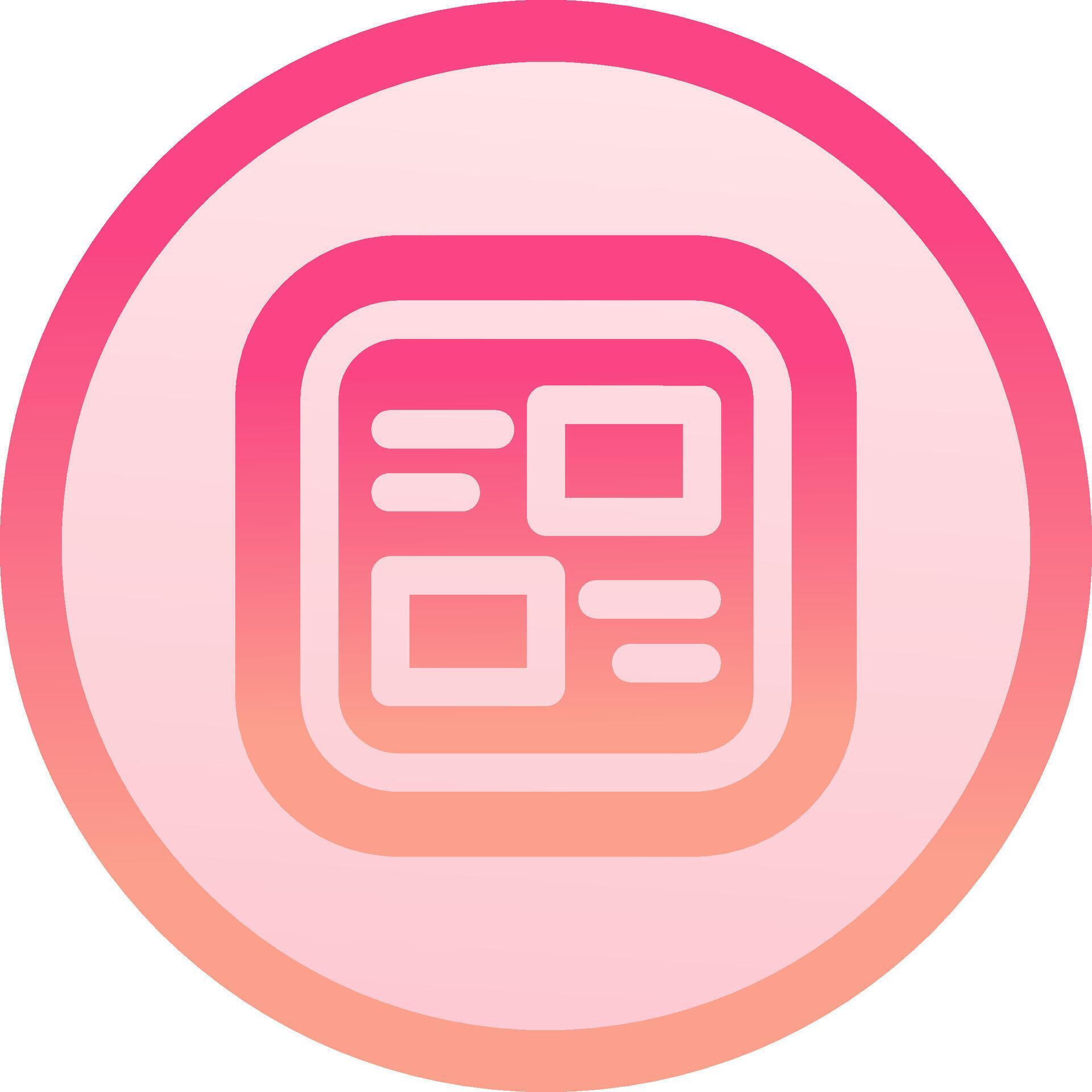 Layout solid circle gradeint Icon 37819238 Vector Art at Vecteezy