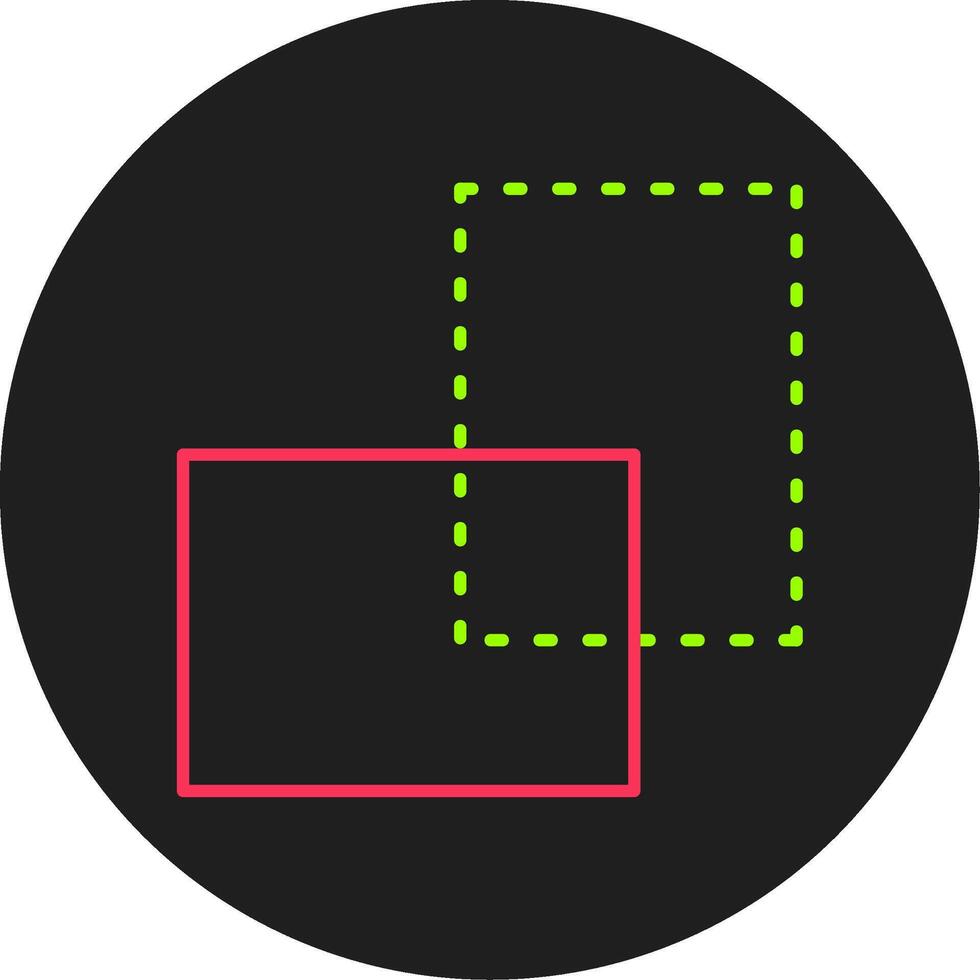 Transform Glyph Circle Icon vector