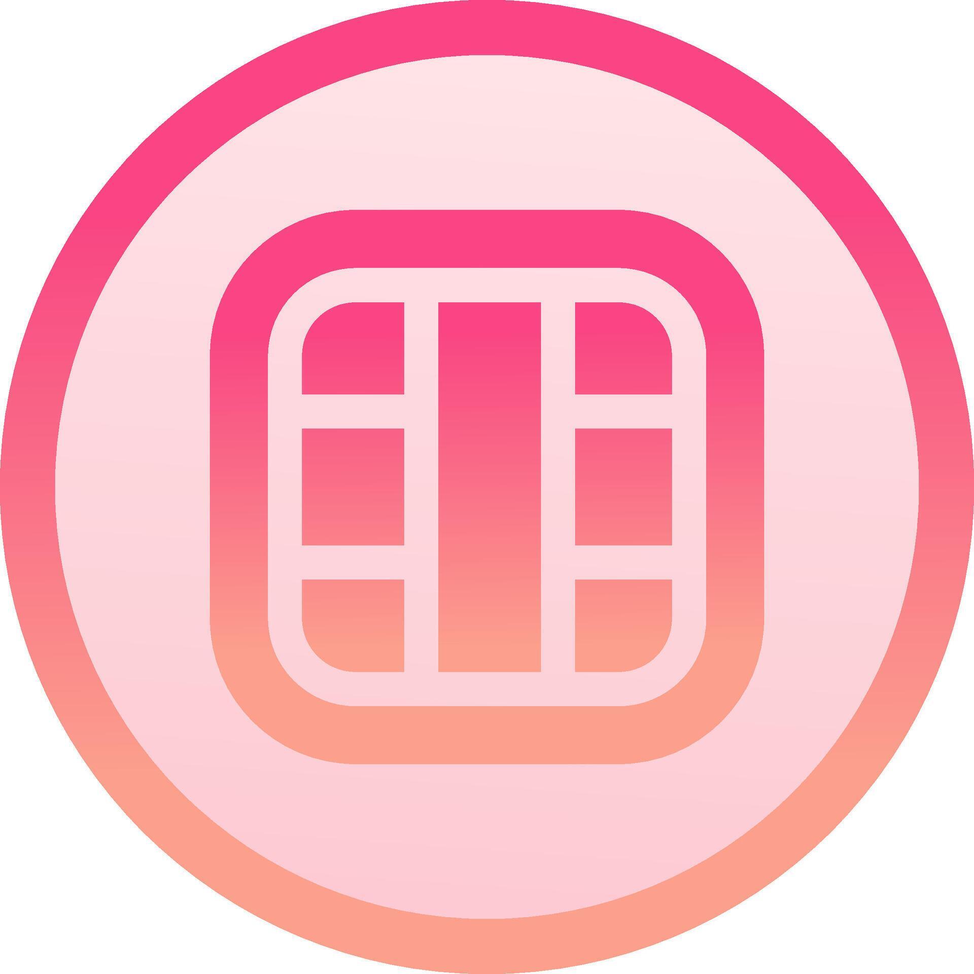 Layout solid circle gradeint Icon 37819314 Vector Art at Vecteezy