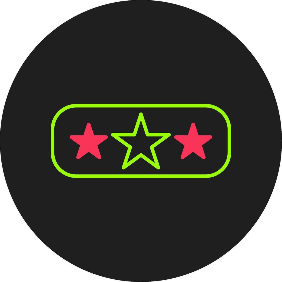 Ranking Glyph Circle Icon vector