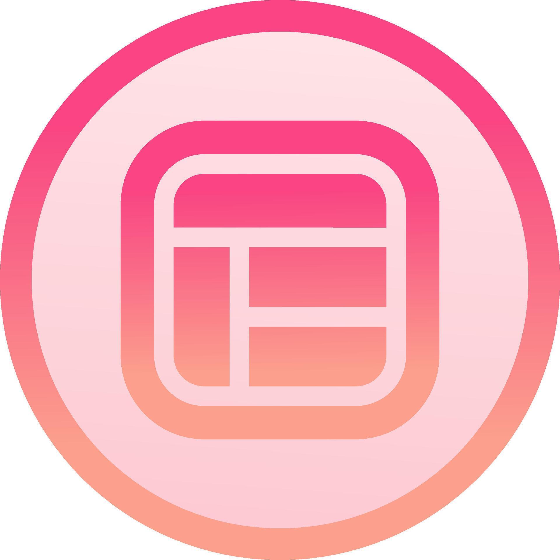 Layout solid circle gradeint Icon 37819392 Vector Art at Vecteezy