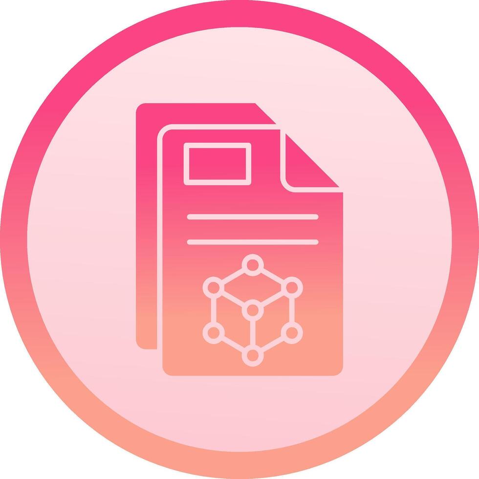 3d solid circle gradeint Icon vector