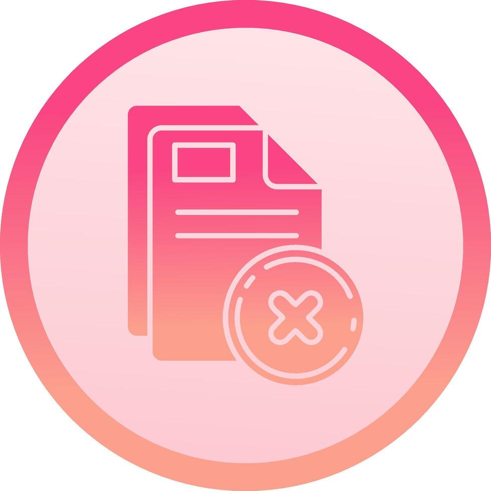 Close solid circle gradeint Icon vector