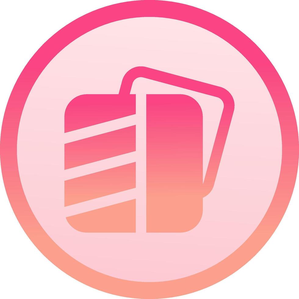 Transparent solid circle gradeint Icon vector