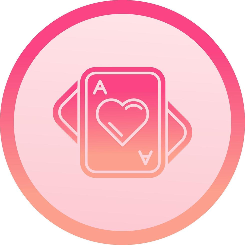 corazones sólido circulo grado icono vector