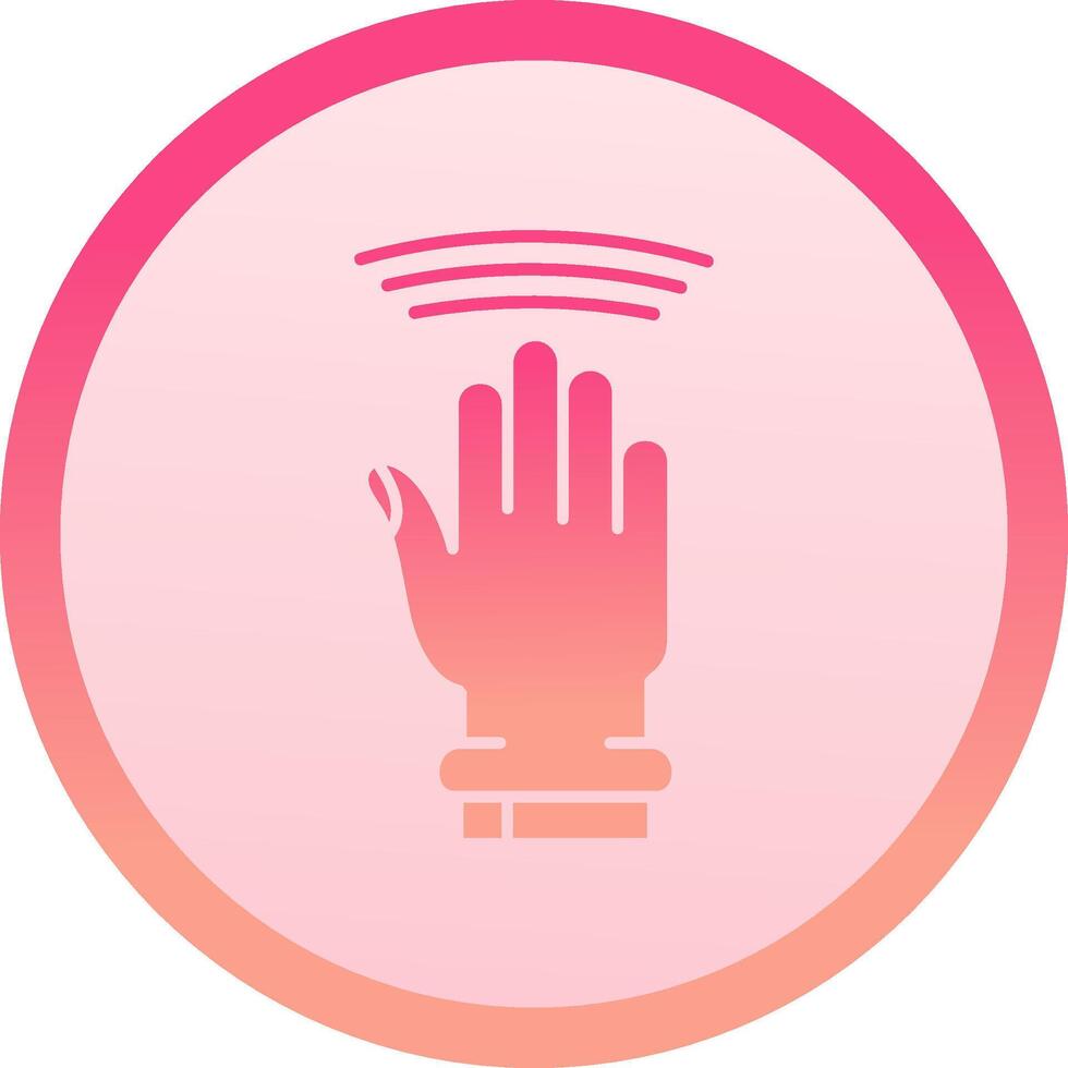 Drag Window solid circle gradeint Icon vector