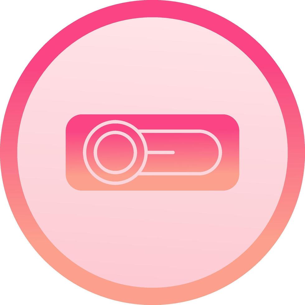 Switch solid circle gradeint Icon vector