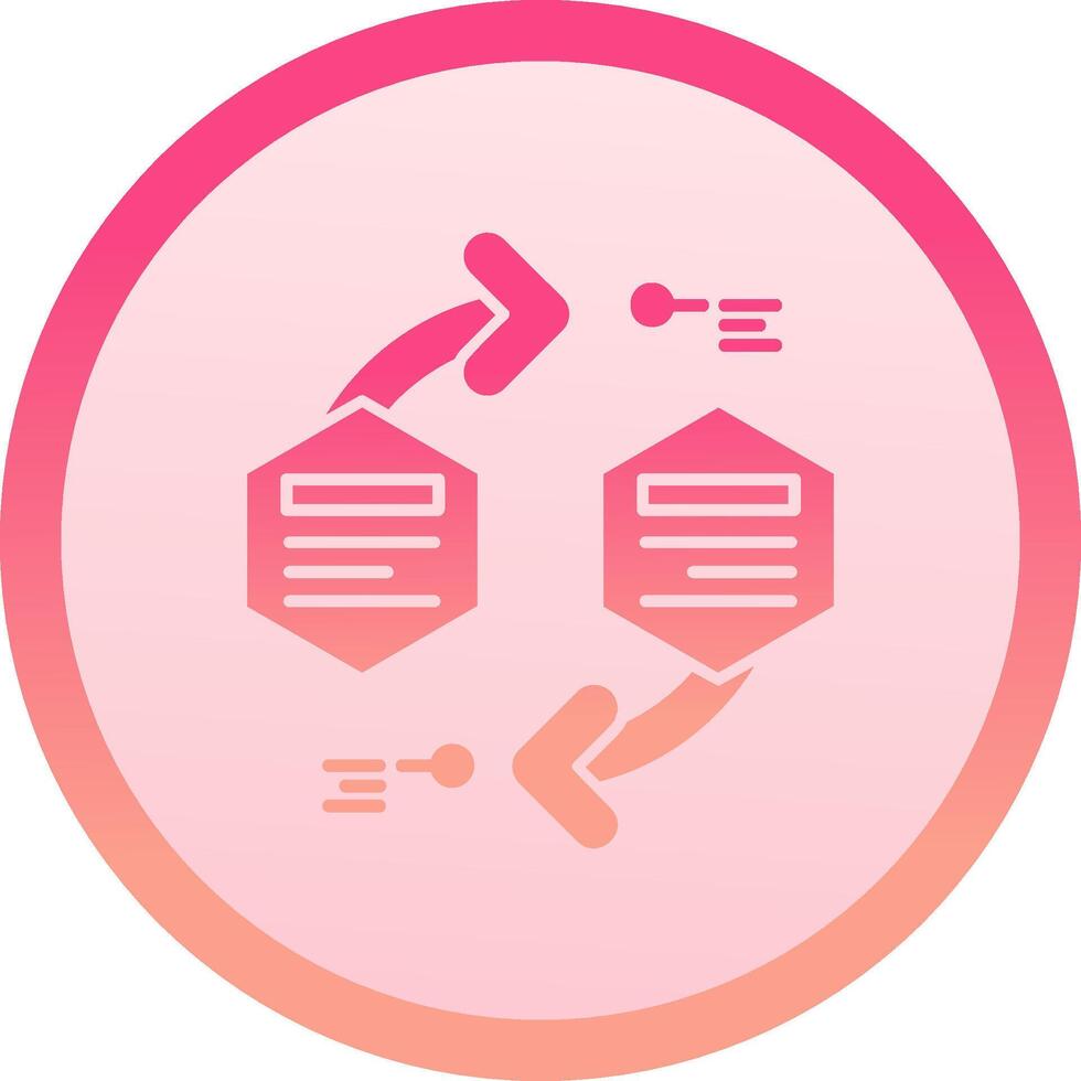 Infographic elements solid circle gradeint Icon vector